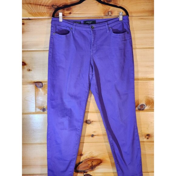 Nine West Jeans Missy Size 12 Skinny Leg 5 Pocket 12/31 - Picture 3 of 8